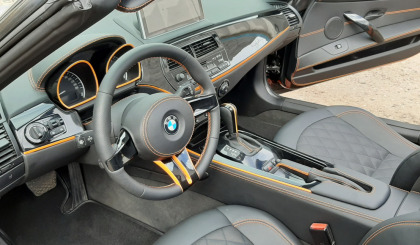 BMW Z4 перешив салона экокожа наппа - новая кожа